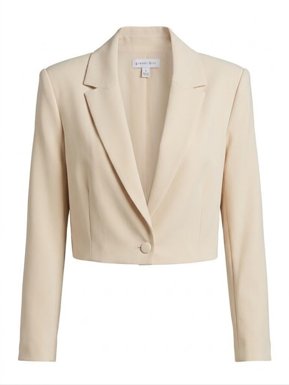 EUC Gianni Bini Light Cream Cropped Blazer